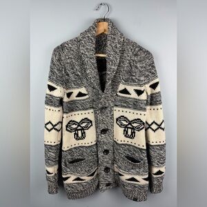 TNA Lambswool Cardigan Sweater